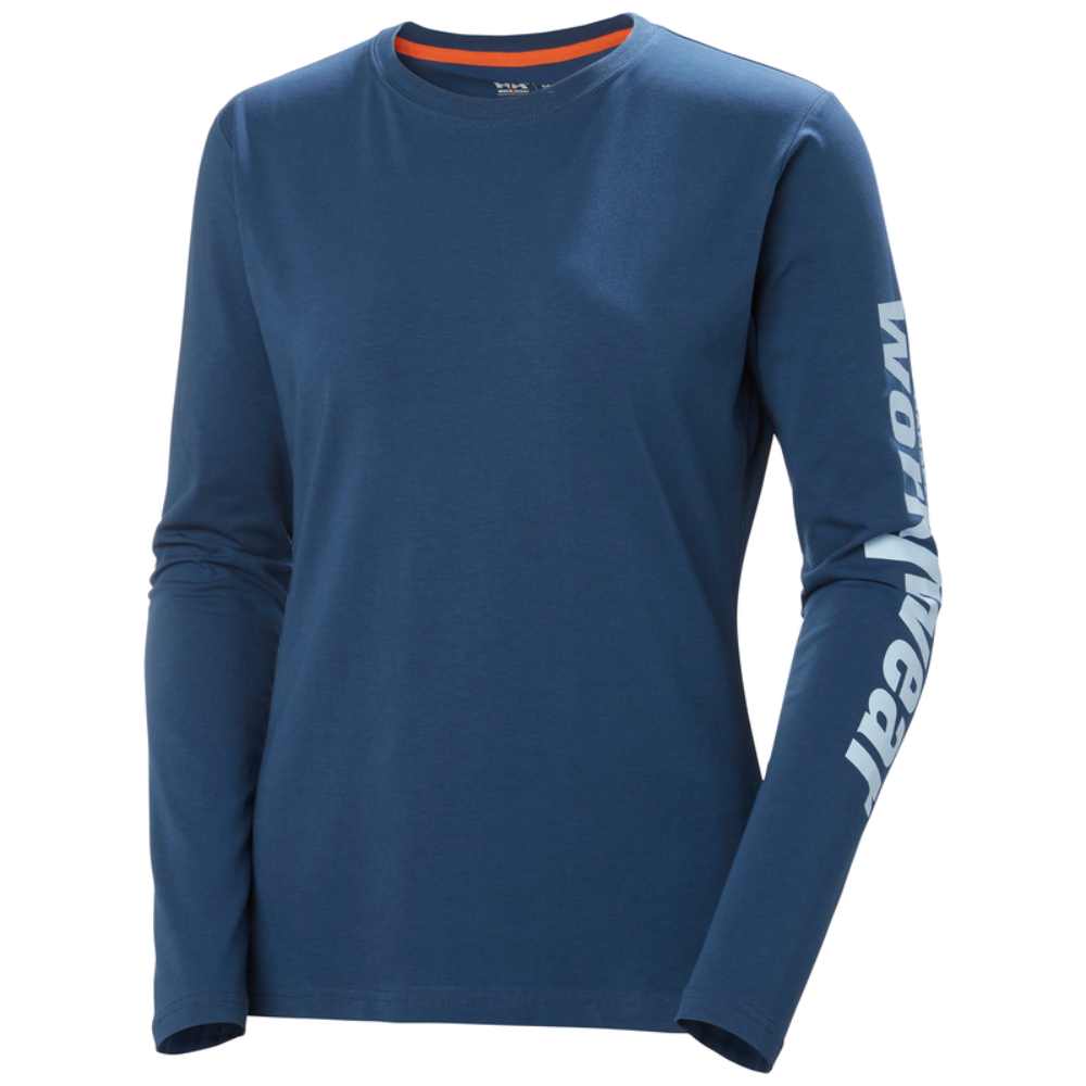 Helly Hansen 79268 Women's Logo Longsleeve - Premium WOMENS T-SHIRTS from Helly Hansen - Just £26.32! Shop now at femaleworkwear.com