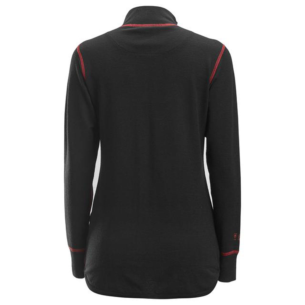 Snickers 9476 Protectwork Women's Half Zip Wool Long Sleeve Shirt - Premium WOMENS THERMALS from Snickers - Just £106.12! Shop now at femaleworkwear.com