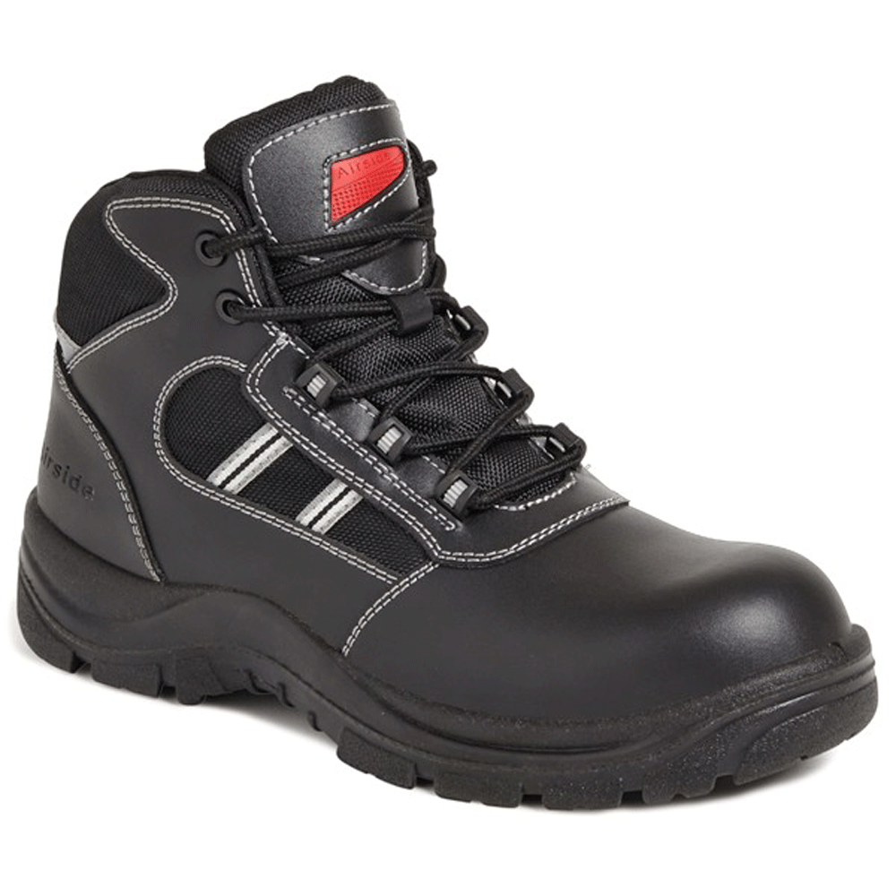 Airside SS704CM Non Metallic Leather Safety Hiker Boot - Premium SAFETY BOOTS from Apache - Just £31.15! Shop now at femaleworkwear.com