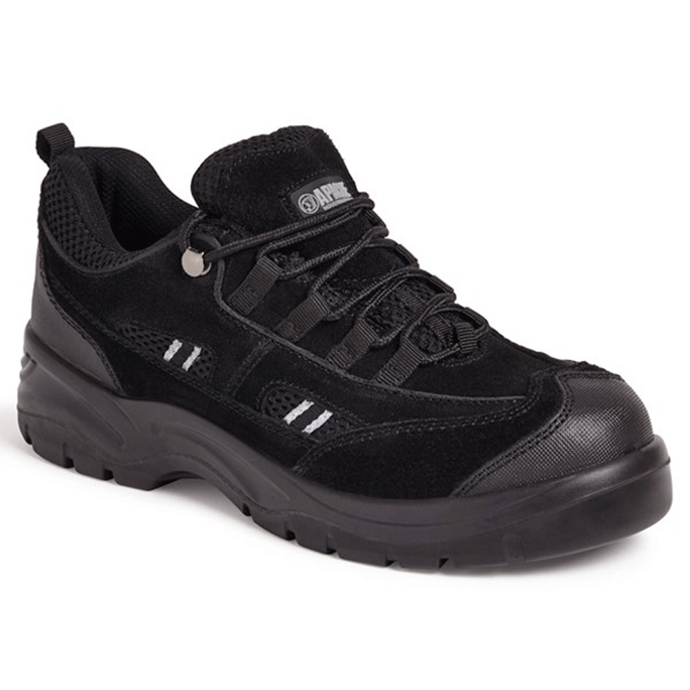 Apache AP302SM Leather Steel Toe Trainer - Premium SAFETY TRAINERS from Apache - Just £34.85! Shop now at femaleworkwear.com