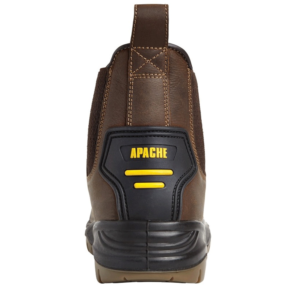 Apache AP715SM Brown Safety Dealer Boot S3 - Premium SAFETY DEALER BOOTS from Apache - Just £33.49! Shop now at femaleworkwear.com