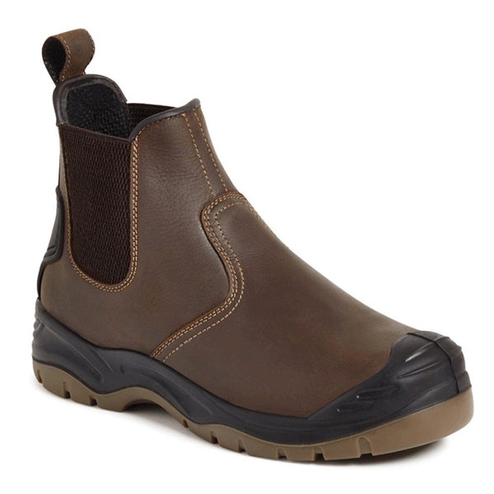 Apache AP715SM Brown Safety Dealer Boot S3 - Premium SAFETY DEALER BOOTS from Apache - Just £33.49! Shop now at femaleworkwear.com