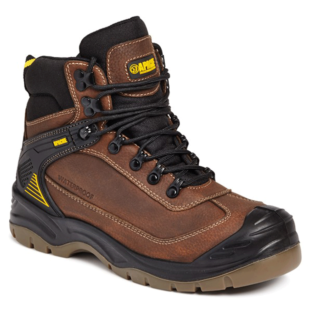 Apache Ranger Waterproof Leather Safety Hiker Work Boot Various Colours - Premium SAFETY BOOTS from Apache - Just £39.58! Shop now at femaleworkwear.com