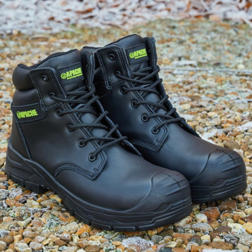 Apache Edmonton Waterproof Safety Work Boot S7L - Premium SAFETY BOOTS from Apache - Just £32.79! Shop now at femaleworkwear.com