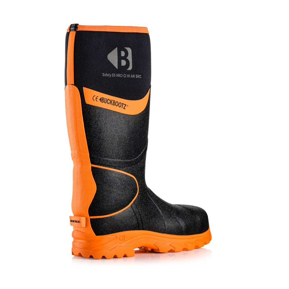 Buckler BBZ8000 S5 360° High Visibility Neoprene / Rubber Safety Wellington Boot with Ankle Protection Only Buy Now at Female Workwear!