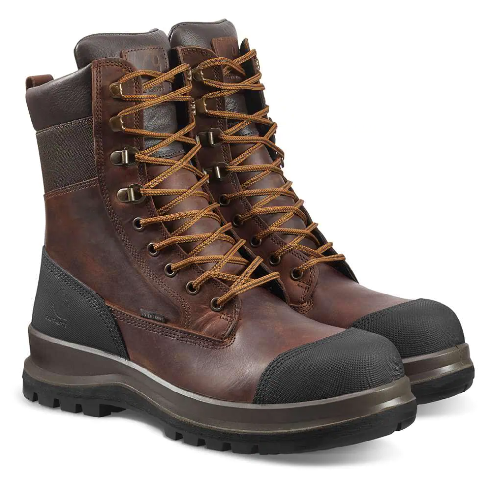 Carhartt F702905 Detroit Rugged Flex Waterproof S3 8 Inch Safety Work Boot - Premium SAFETY BOOTS from Carhartt - Just £131.69! Shop now at femaleworkwear.com