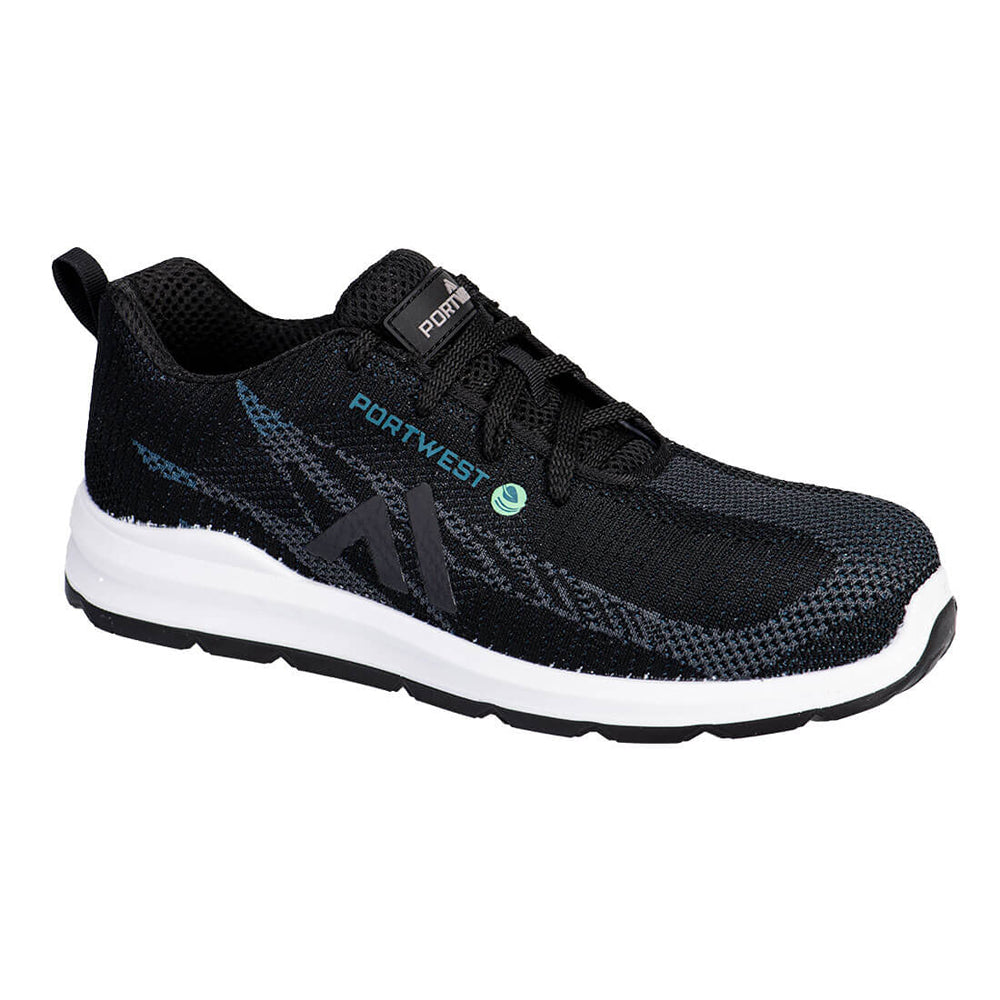 Portwest FC06 FX2 Eco Fly Composite Metal Free Lightweight Safety Trainer S1PS SR FO - Premium SAFETY TRAINERS from Portwest - Just £38.51! Shop now at femaleworkwear.com