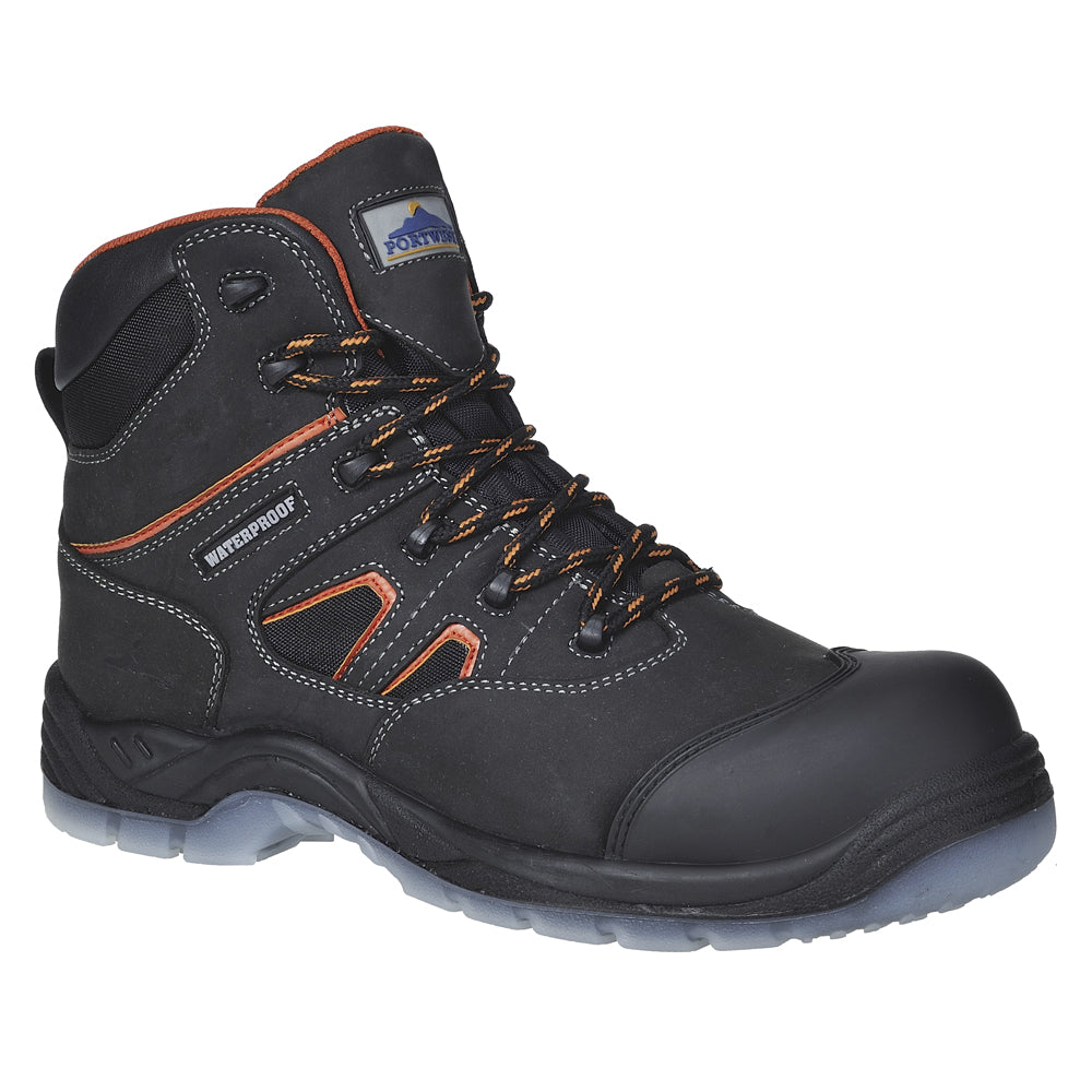 Portwest FC57 Compositelite All Weather Waterproof Safety Work Boot - Premium SAFETY BOOTS from Portwest - Just £61.36! Shop now at femaleworkwear.com