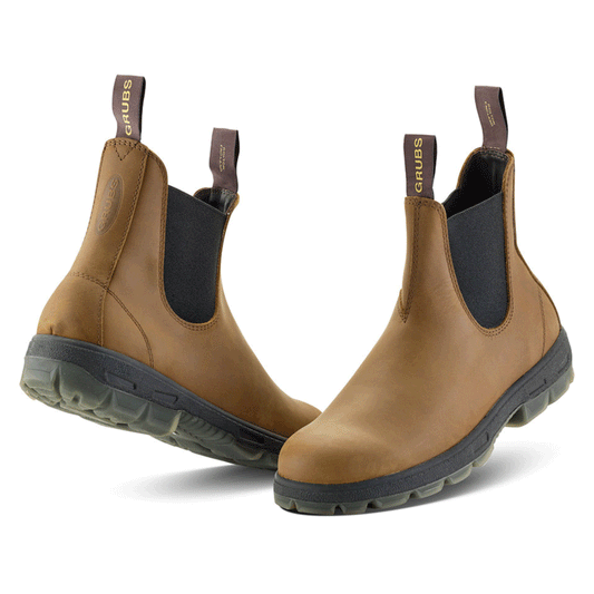 Grubs Cyclone Water-Repellent Leather Dealer Boot Non Safety - Premium NON-SAFETY from Grubs - Just £87.54! Shop now at femaleworkwear.com