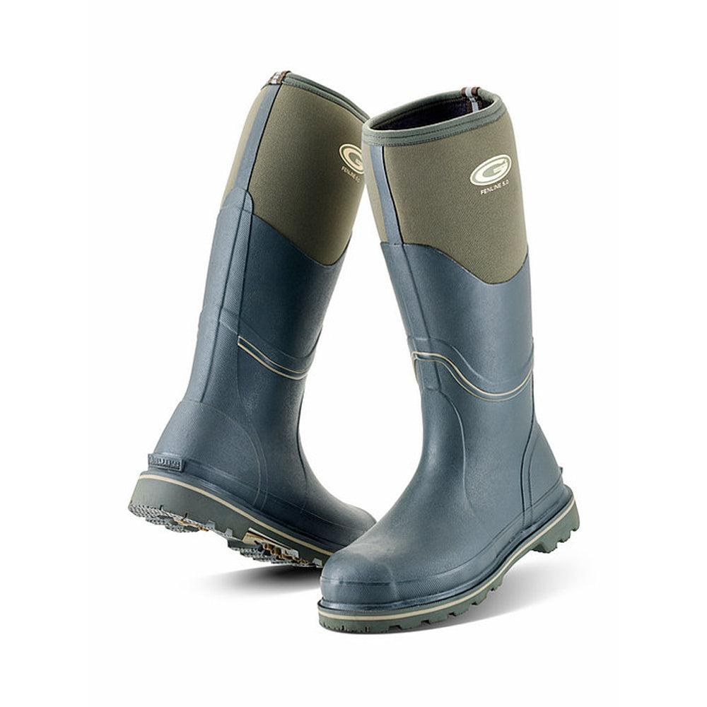 Grubs FENLINE 5.0 Neoprene Thermal Rated Wellington Boot Farm Agriculture - Premium WELLINGTON BOOTS from Grubs - Just £76.69! Shop now at femaleworkwear.com