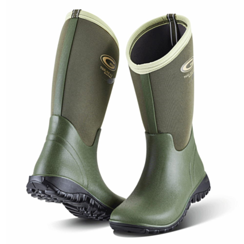 Grubs Tideline 4.0 Insulated Waterproof Wellington Boots Various Colours - Premium WELLINGTON BOOTS from Grubs - Just £62.75! Shop now at femaleworkwear.com