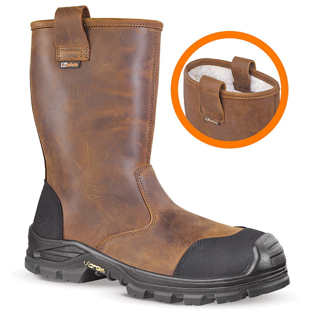 Jallatte Jalbox SAS S3 CI SRC Water-Repellent Safety Work Rigger Boots - Premium RIGGER BOOTS from Jallatte - Just £69.91! Shop now at femaleworkwear.com