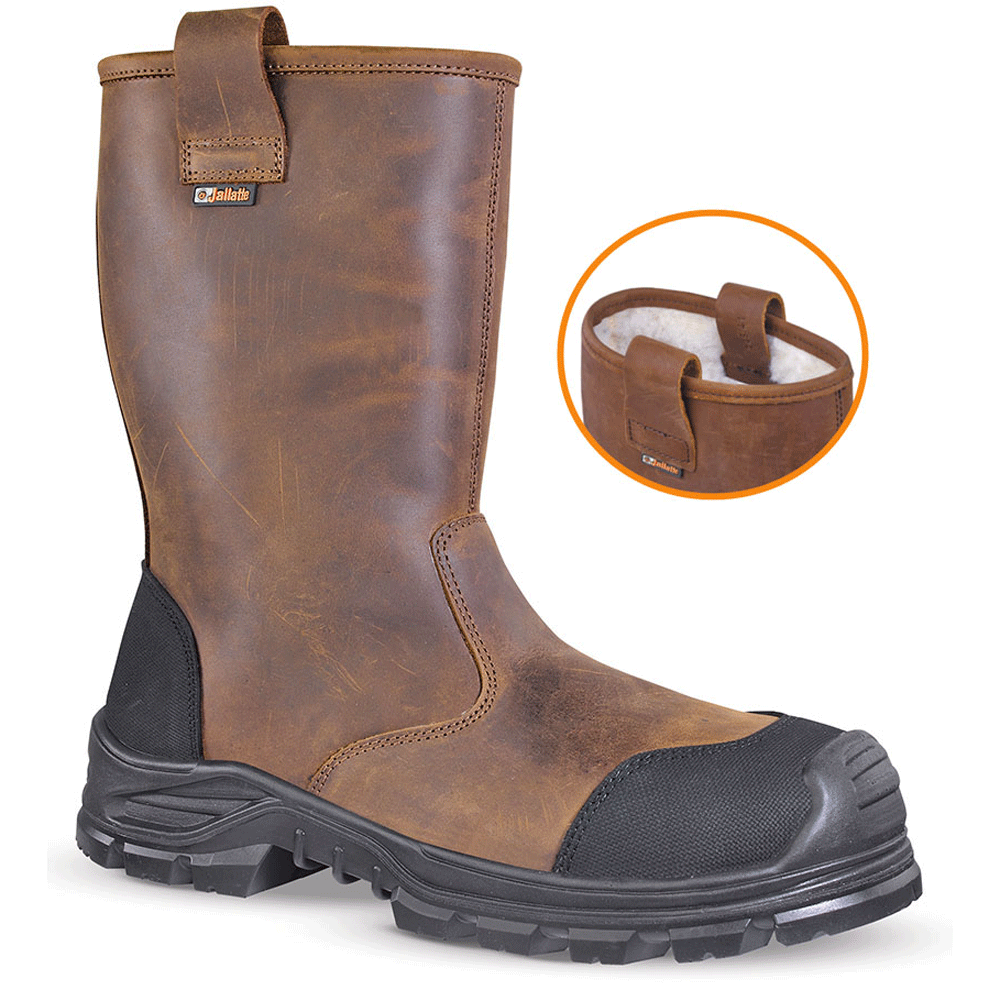 Jallatte Jalcypress SAS S3 CI SRC Water-Repellent Safety Work Rigger Boot - Premium RIGGER BOOTS from Jallatte - Just £59.54! Shop now at femaleworkwear.com