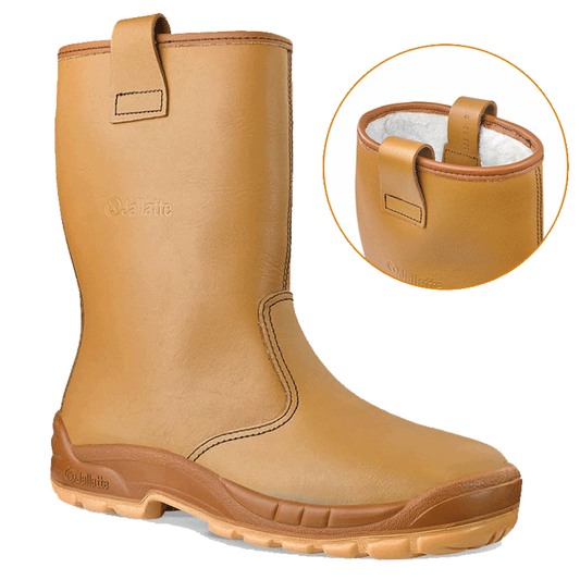 Jallatte Jalfrigg SAS S2 CI SRC Water-Repellent Steel Toe Work Rigger Boots - Premium RIGGER BOOTS from Jallatte - Just £80.22! Shop now at femaleworkwear.com