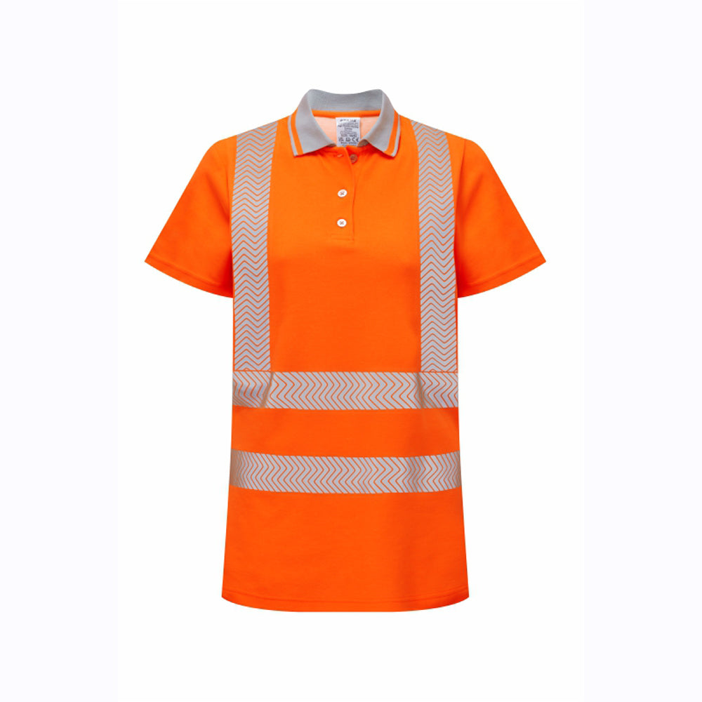 PULSAR® LIFE LFE950 / LFE951 Ladies Sustainable Hi-Vis Polo Shirt - Premium WOMENS HI-VIS T-SHIRTS from Pulsar - Just £20.99! Shop now at femaleworkwear.com