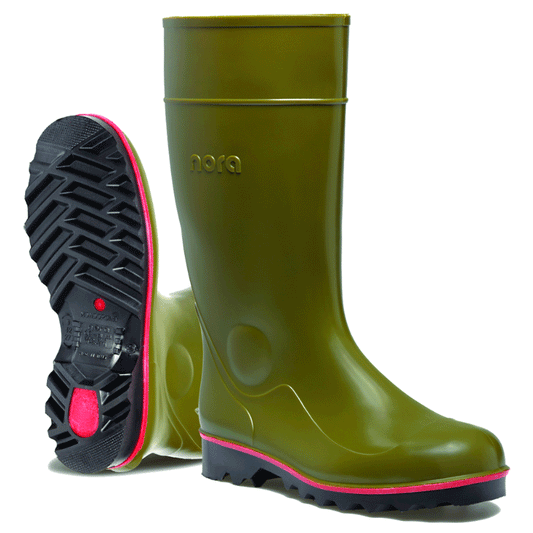 Nora Megajan Steel Toe Cap Wellington Boots - Premium WELLINGTON BOOTS from NORA - Just £30.79! Shop now at femaleworkwear.com