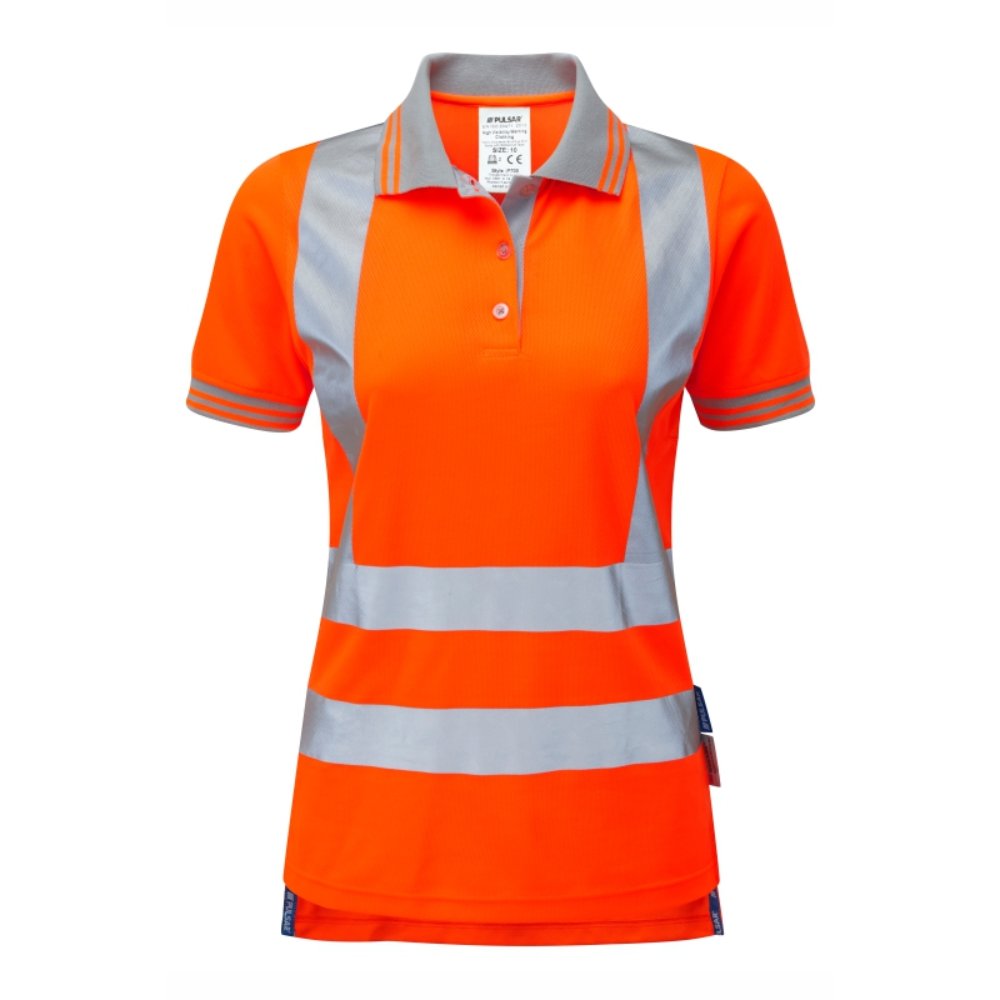 PULSAR PR701 Hi-Vis Ladies Polo Shirt - Premium WOMENS HI-VIS T-SHIRTS from PULSAR - Just £17.53! Shop now at femaleworkwear.com