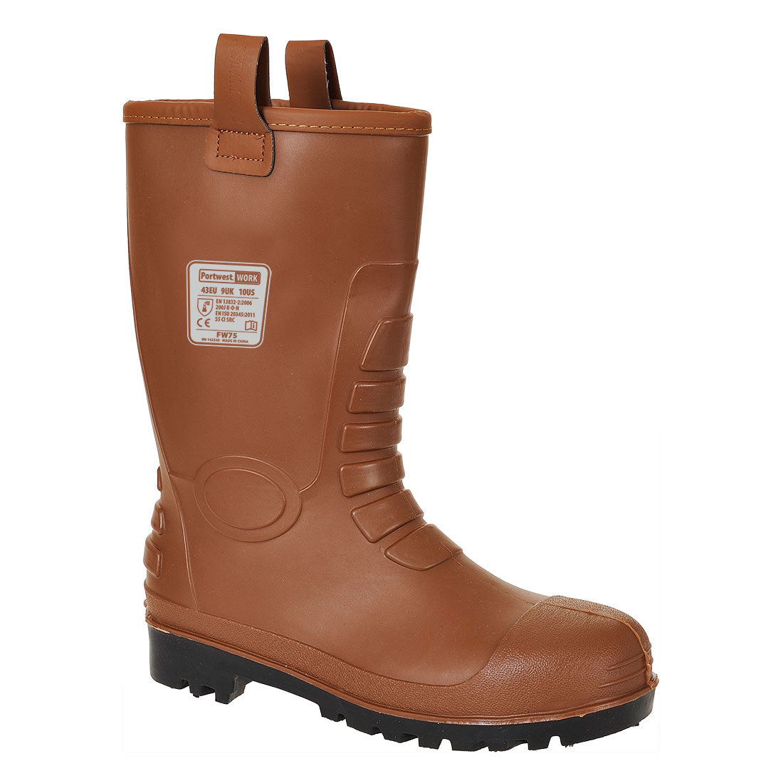 Portwest FW75 Neptune Fur Lined Waterproof Rigger Low Wellington Boot S5 CI - Premium RIGGER BOOTS from Portwest - Just £20.71! Shop now at femaleworkwear.com