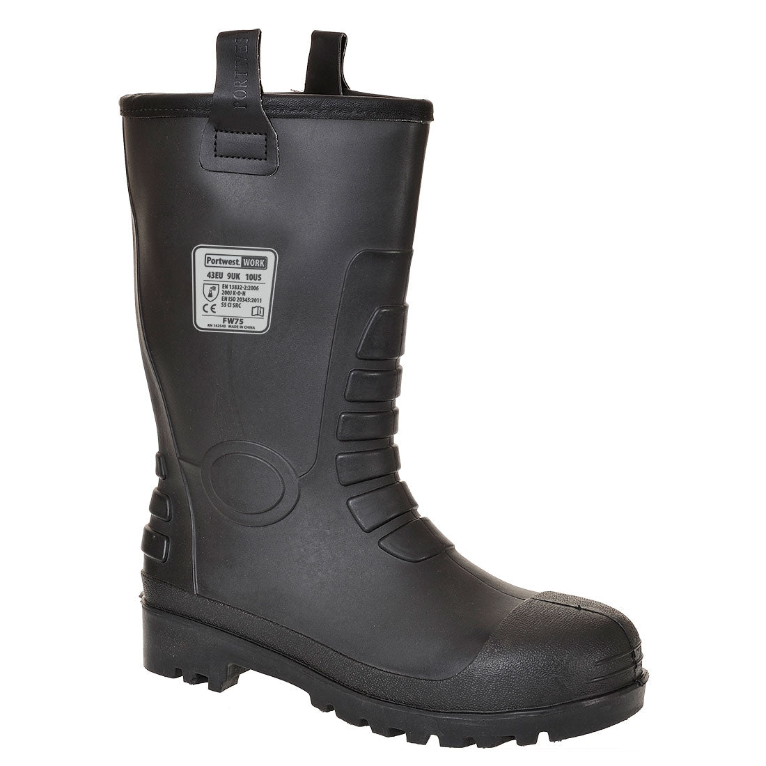 Portwest FW75 Neptune Fur Lined Waterproof Rigger Low Wellington Boot S5 CI - Premium RIGGER BOOTS from Portwest - Just £20.71! Shop now at femaleworkwear.com