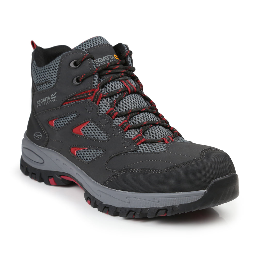 Regatta TRK201 Water Resistant Safety Hiker Boot Steel Toe - Premium SAFETY BOOTS from Regatta - Just £38.79! Shop now at femaleworkwear.com