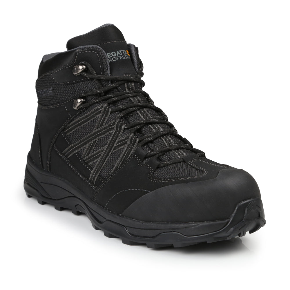 Regatta TRK202 Claystone Safety Hiker Boot Water Resistant - Premium SAFETY BOOTS from Regatta - Just £43.73! Shop now at femaleworkwear.com