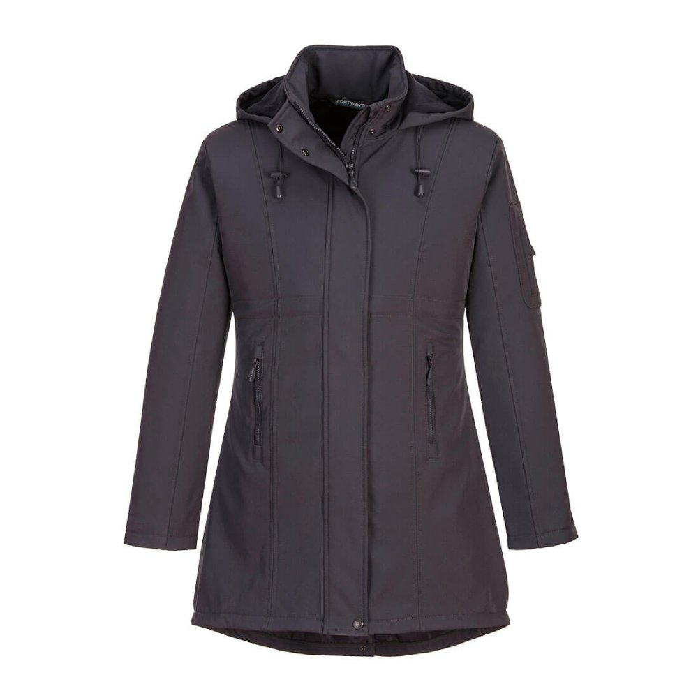 Portwest TK42 Carla Softshell Jacket (3L) - Premium WOMENS JACKETS from Portwest - Just £42.98! Shop now at femaleworkwear.com