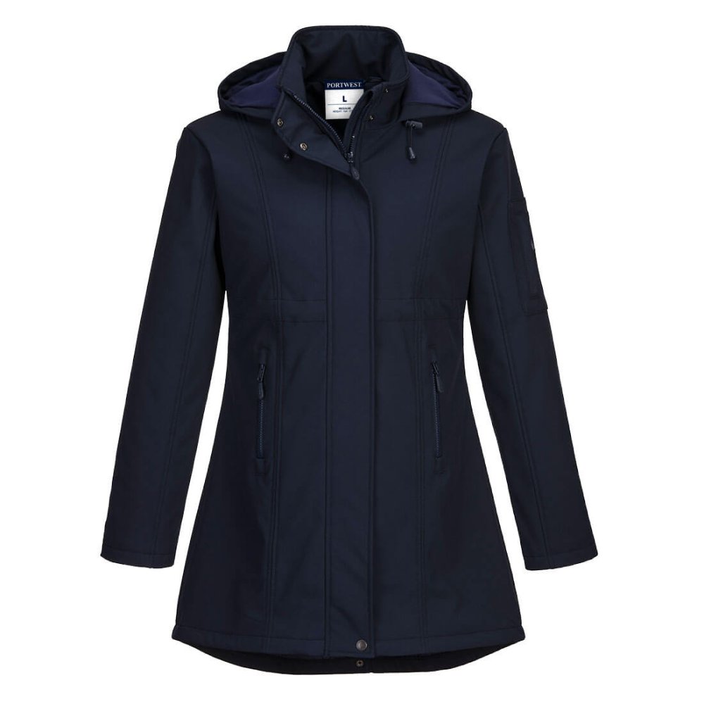 Portwest TK42 Carla Softshell Jacket (3L) - Premium WOMENS JACKETS from Portwest - Just £42.98! Shop now at femaleworkwear.com