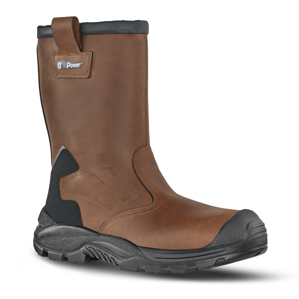 U-Power Alaska UK S3 CI SRC Composite Toe Cap Safety Rigger Boots - Premium RIGGER BOOTS from UPOWER - Just £67.62! Shop now at femaleworkwear.com