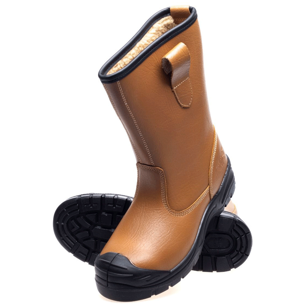 Worksite SS403SM Leather Rigger Safety Boot - Premium RIGGER BOOTS from Worksite - Just £31.45! Shop now at femaleworkwear.com