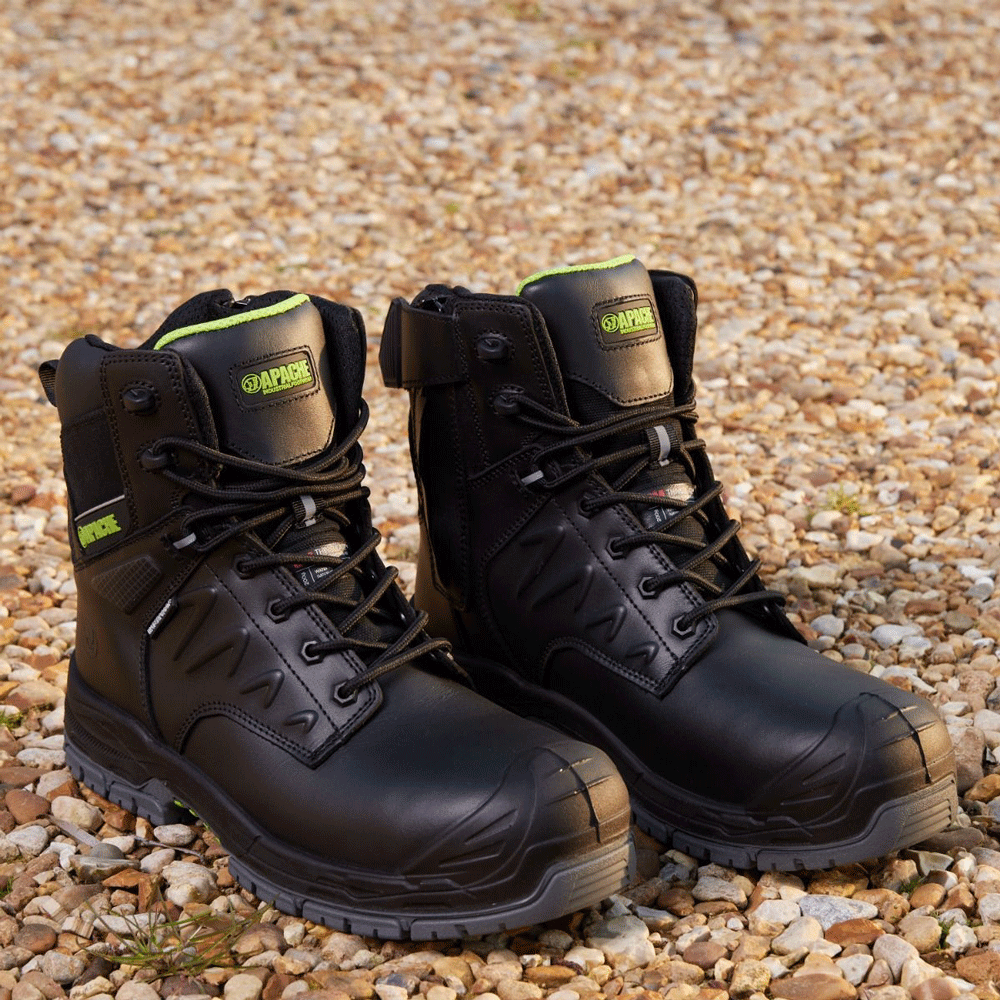 Apache Chilliwack Side Zip GTS Outsole Waterproof Boot - Premium SAFETY BOOTS from Apache - Just £61.27! Shop now at femaleworkwear.com