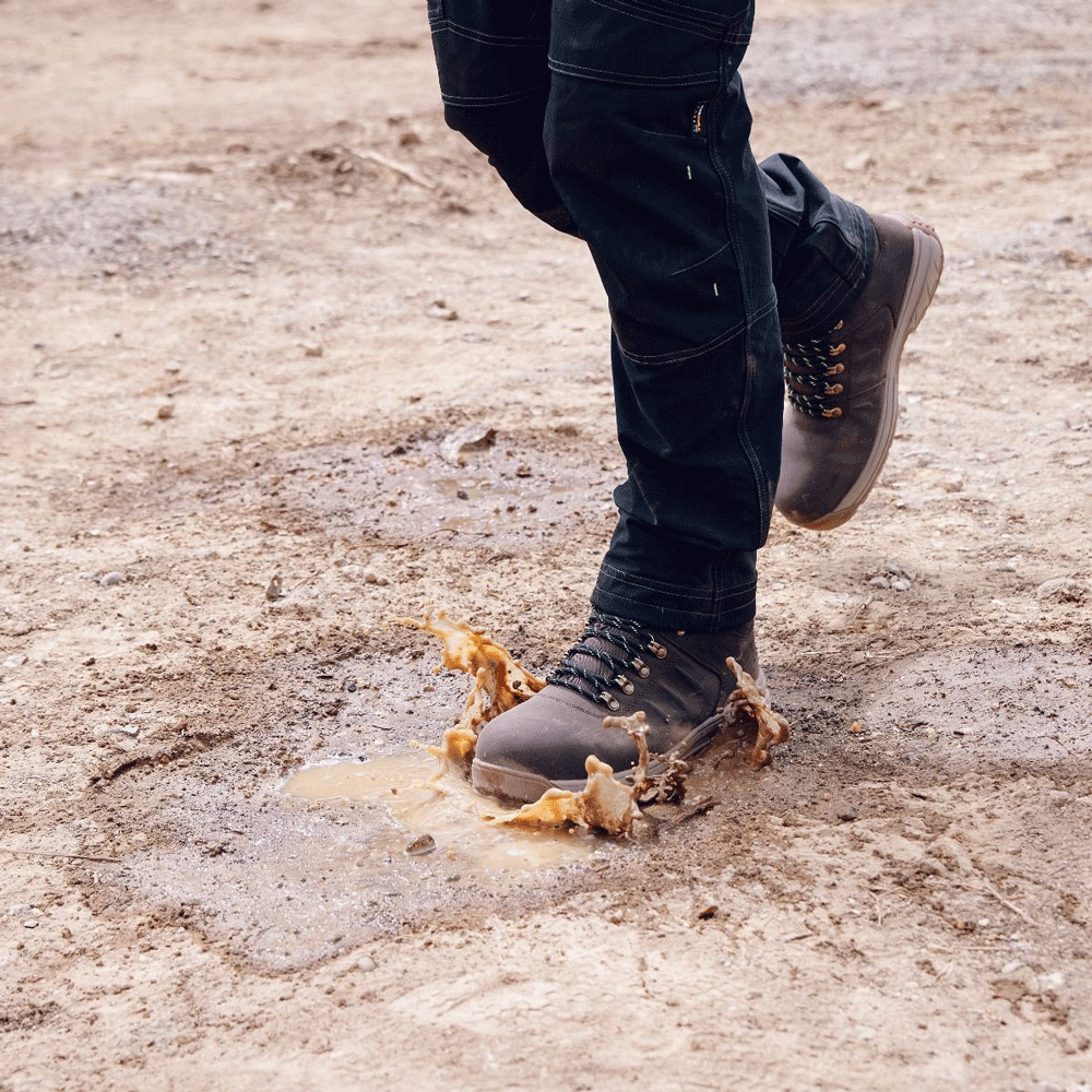 Apache Moose Jaw Leather Waterproof Safety Boot Brown - Premium SAFETY BOOTS from Apache - Just £57.56! Shop now at femaleworkwear.com