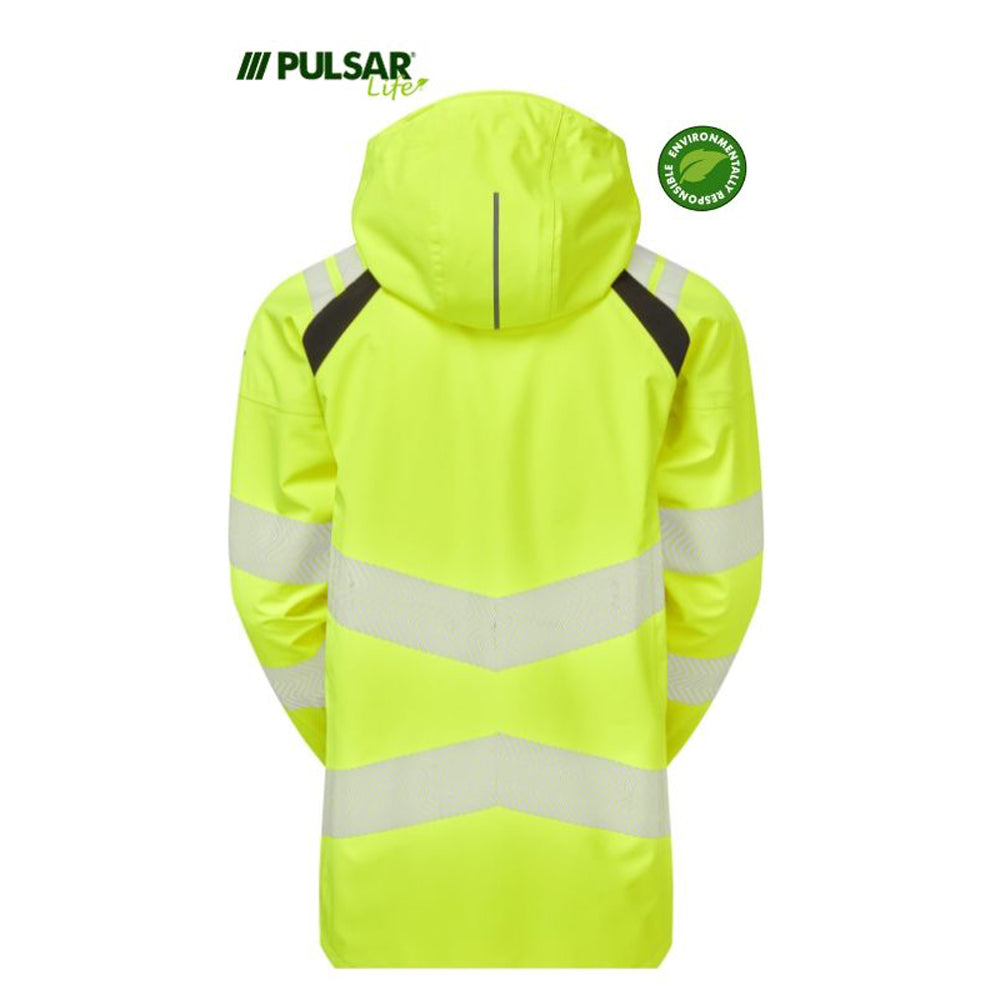 PULSAR® LIFE LFE959 GRS Women's Shell Jacket Yellow - Premium WOMENS HI-VIS JACKETS from Pulsar - Just £128.05! Shop now at femaleworkwear.com