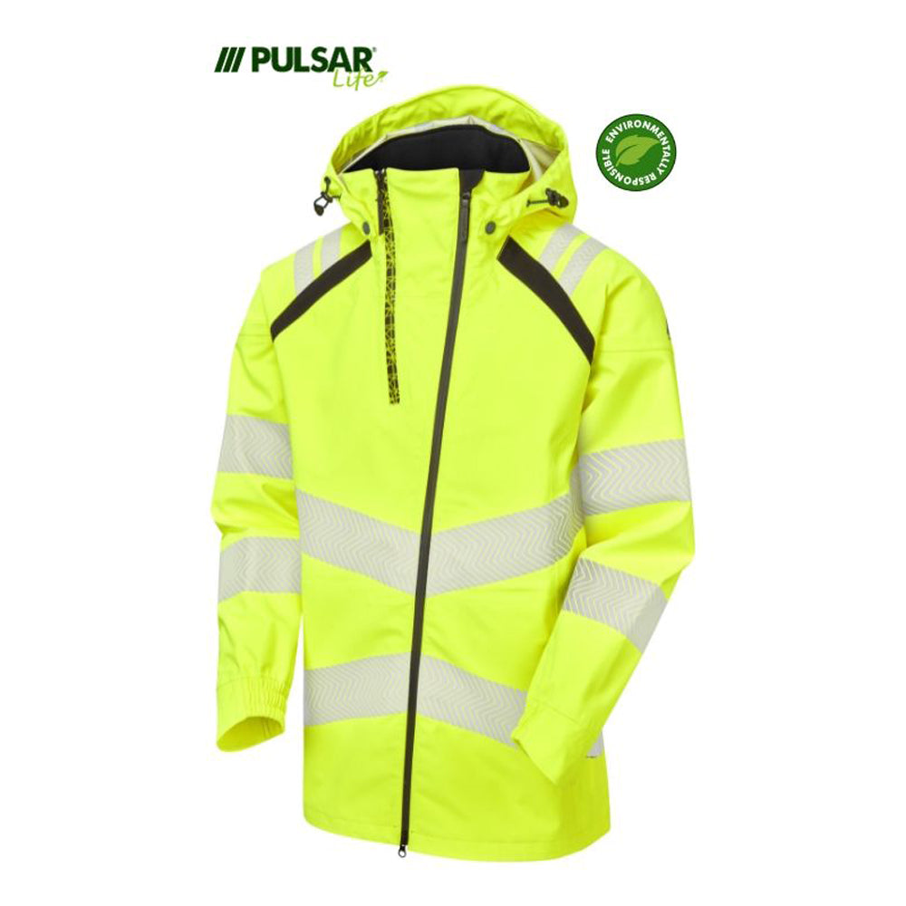 PULSAR® LIFE LFE959 GRS Women's Shell Jacket Yellow - Premium WOMENS HI-VIS JACKETS from Pulsar - Just £128.05! Shop now at femaleworkwear.com