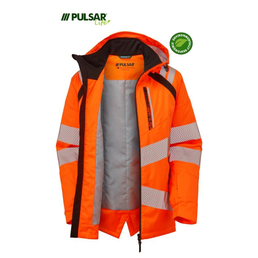 PULSAR® LIFE LFE960 GRS Women's Shell Jacket Orange - Premium WOMENS HI-VIS JACKETS from Pulsar - Just £128.05! Shop now at femaleworkwear.com