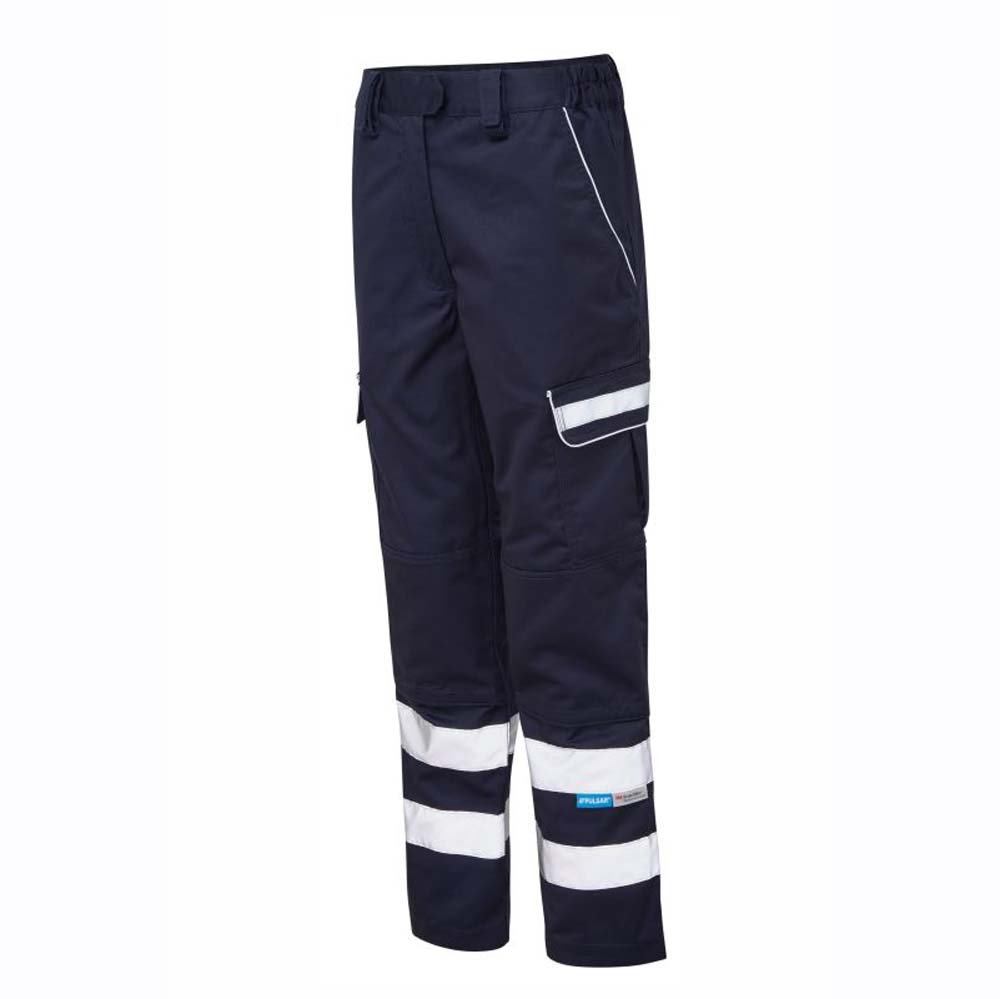 PULSAR P513LDS Ladies Combat Trouser with Reflective Stripes - Premium WOMENS TROUSERS from Pulsar - Just £24.47! Shop now at femaleworkwear.com