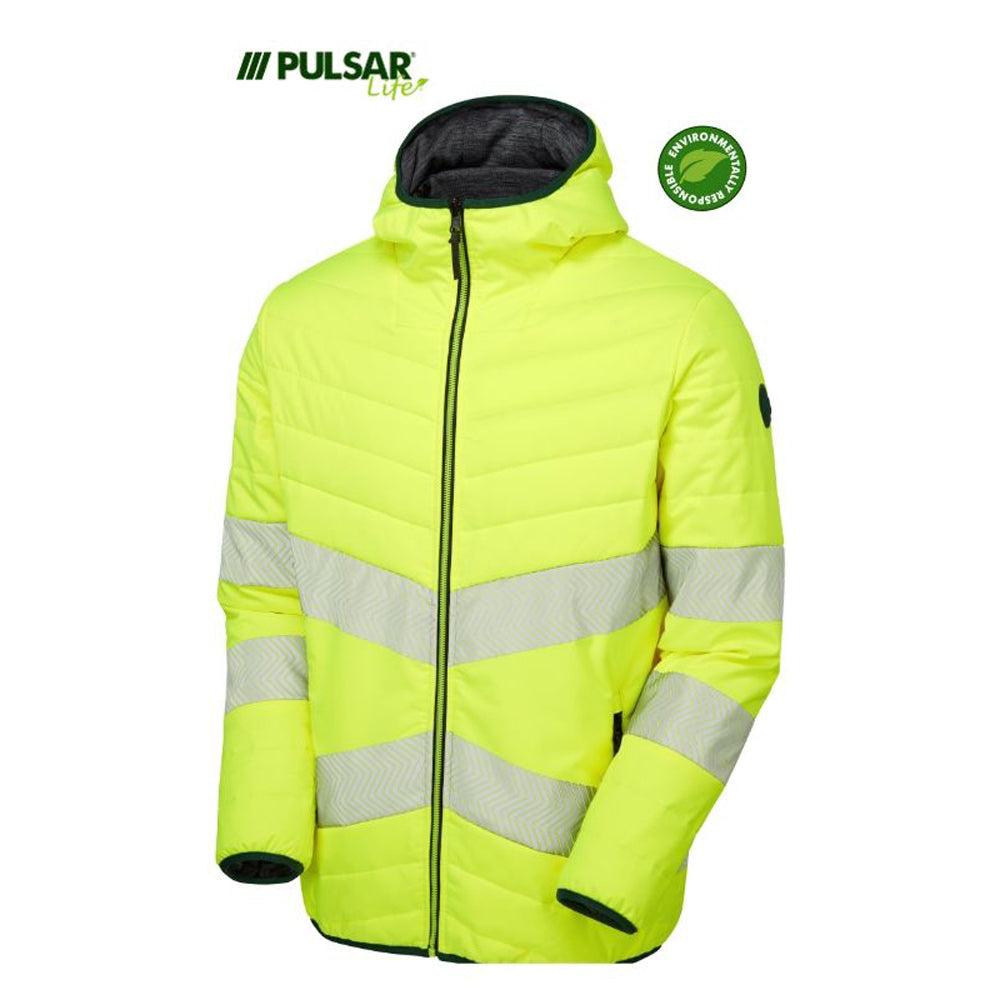 PULSAR® LIFE GRS LFE962 Women's Reversible Hi-Vis Puffer Jacket Yellow - Premium WOMENS HI-VIS JACKETS from Pulsar - Just £105.25! Shop now at femaleworkwear.com